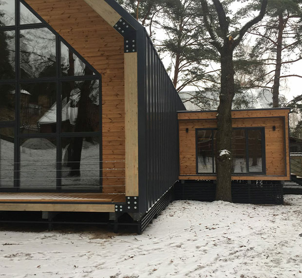 Винтовые сваи для каркасного дома в Пересвете