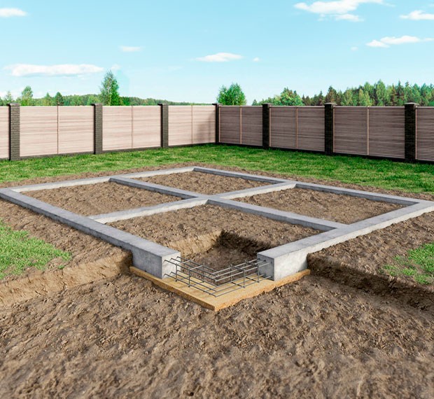 Ленточный фундамент под ключ в Пересвете