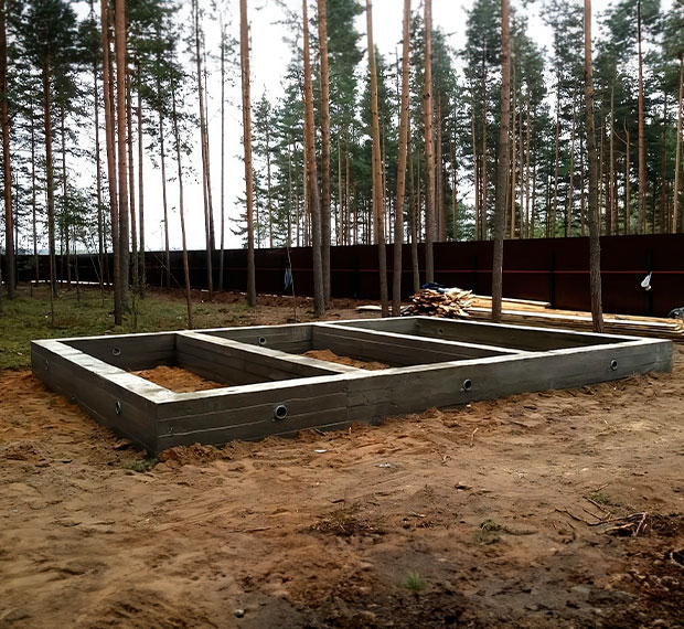 Свайно-ростверковый фундамент под ключ в Пересвете